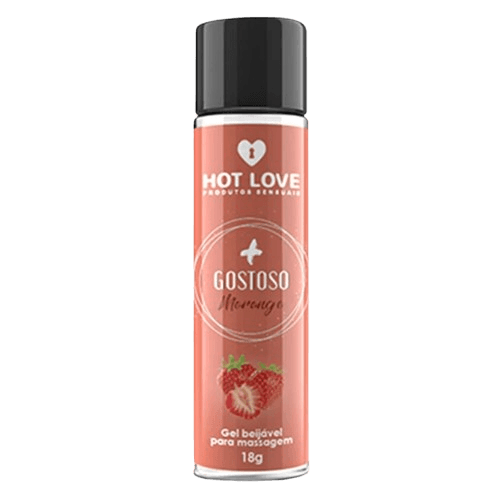 + Gostoso Gel Beijável 18g Sabor Morango Hot Love