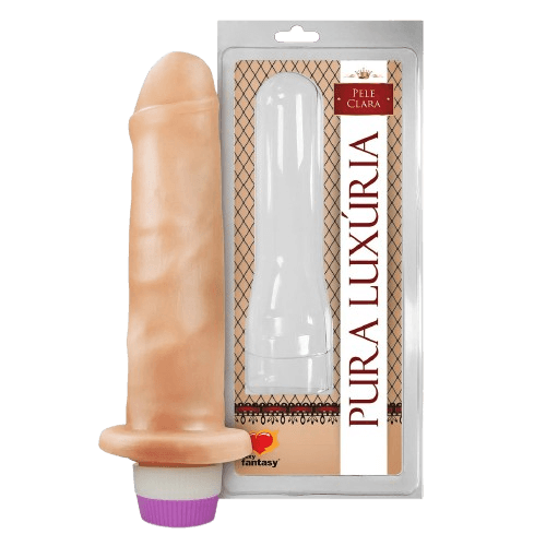 Imagem do Penis Macio Com Vibro 17,4 x 4,1cm Sexy Fantasy